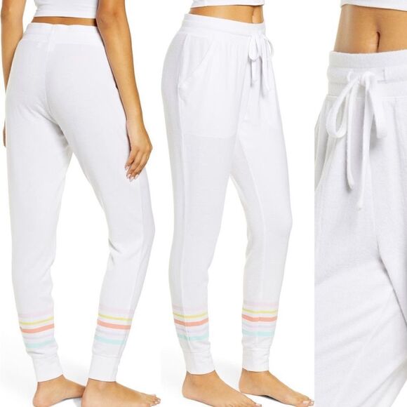 Nordstrom BP comfy rayon joggers sleepwear & lounge size S in white, NWT - Picture 1 of 10